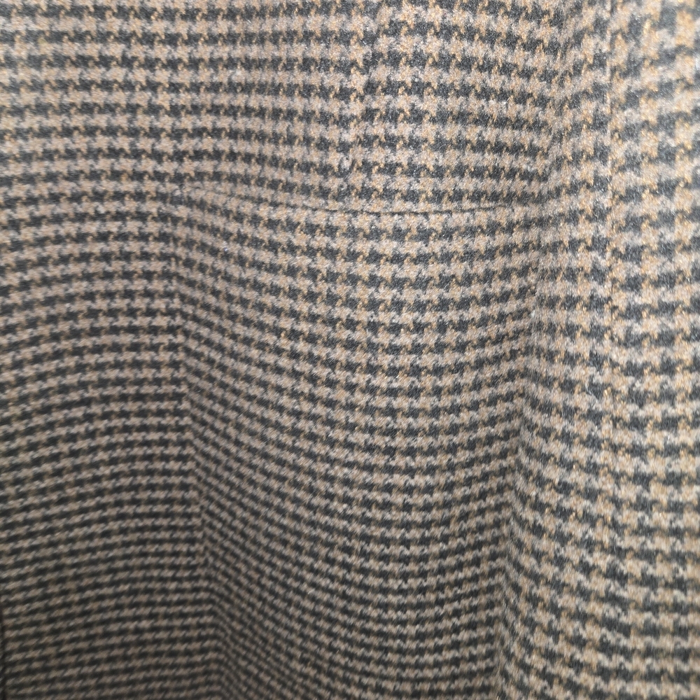H&M SINGLE-BREASTED DARK BROWN HOUNDSTOOTH BLAZER SIZE L NWOT - Picture 10 of 10